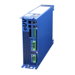 euv-1-compact-blue-electronic-ballast-for-uv-medium-pressure-lamps-11kw-450V eUV electronic ballast controlling UV lamps, designed for cabinet installation with analog, digital, or fieldbus control.
